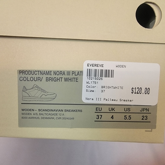 Woden Scandanavian Nora III Leather Plateau Sneakers - Picture 13 of 13